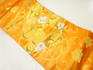 花唐草模様織出し名古屋帯